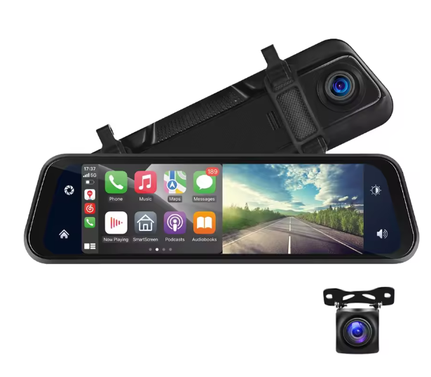 DriveSync 9.66" 1080P Smart bakspeil skjerm